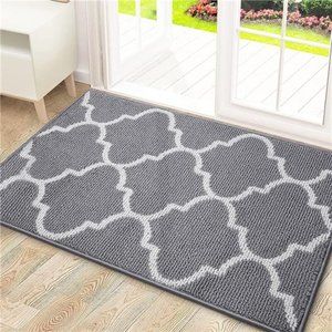 Indoor Door Mat, 36x24, Non-Slip Absorbent Resist Dirt Entrance Mat, Washable